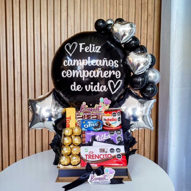 regalo cumpleaños hombre bouquet decoraciones