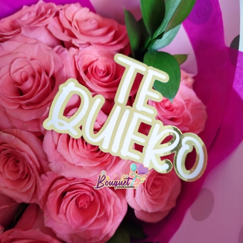 ramo de rosas rosadas