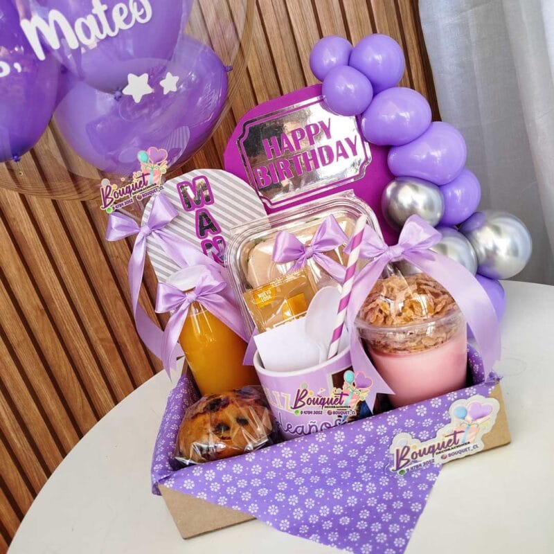 Desayunos a domicilio cumpleaños mujer