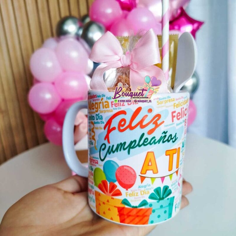 Taza cumpleaños mujer
