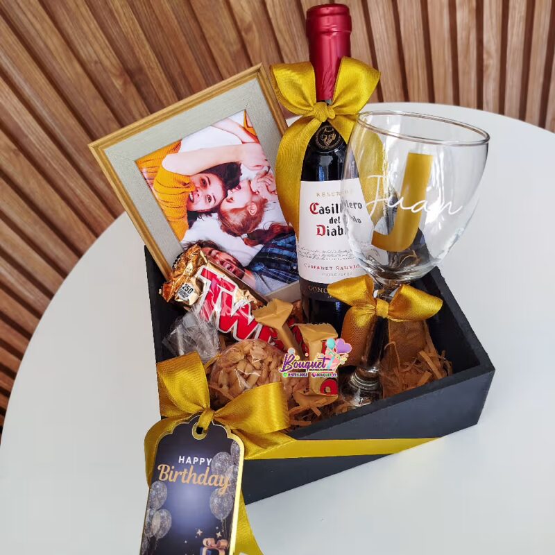Caja Foto + Vino